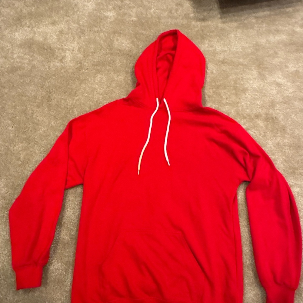 Forever 21 Bold Red Women’s Hoodie oversized